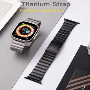 <span class=keywords><strong>Correas</strong></span> de Aleación de Titanio Eraysun de Una Sola Pieza de 38 mm, 41 mm, 42 mm y 45 mm para Reloj Apple, Correa Reemplazable para Reloj Inteligente - Product Image 5
