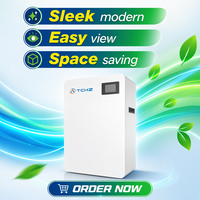 Batterie solaire de haute qualité au prix d'usine, 5 kWh, 10 kWh, 51,2 V, 48 V, murale, 200 Ah, pour stockage solaire domestique