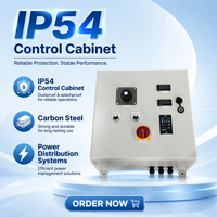 Armoire de commande industrielle en acier au carbone IP54, boîtier électrique OEM, coffret de distribution basse tension 500*500*300mm pour l'automatisation industrielle