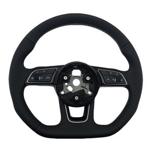 Volante de Cuero Más Vendido para Modelos Audi A3 A4 A4L A5 A7L A8 Q5 Q7 B9 A6 R8 - Product Image 1