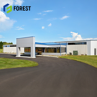 Atelier Modulaire Préfabriqué en Acier à Grande Portée, Structure Robuste, Certifié CE/ISO9001, Éclairage Professionnel, Garantie 5 Ans