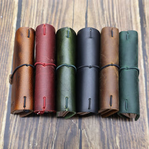 <span class=keywords><strong>2022</strong></span> Vintage étudiant créatif multicolore en cuir véritable à la main classique planificateur cahier Journal - Product Image 4