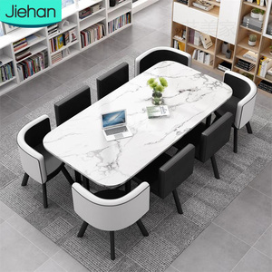 ชุดโต๊ะและ<span class=keywords><strong>เก้าอี้</strong></span><span class=keywords><strong>ไม้</strong></span>สีดำสำหรับใช้ในบ้านสำหรับห้องประชุมดีไซน์ทันสมัยสไตล์ใหม่ - Product Image 1