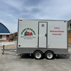Baño Móvil Portátil 2025 en Venta, Remolque de Baño Prefabricado para Alquiler, Baño Exterior - Product Image 3