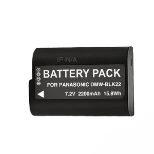 Batería DMW-BLK22 de 2200mAh para Panasonic DC-S5K S5GK sin Espejo, Certificación CE RoHS, Venta al por Mayor, Nivel 1, Energía Estable - Product Image 1