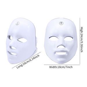 2024년 스킨 타이트닝 페이셜 뷰티 <span class=keywords><strong>LED</strong></span> 마스크 7가지 색상 레드 블루 <span class=keywords><strong>LED</strong></span> 라이트 테라피 마스크 스킨 케어 <span class=keywords><strong>LED</strong></span> 얼굴 마스크 - Product Image 2