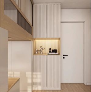 Appartement moderne adulte chambre à coucher château lit mezzanine design lit haut en bois décor avec bureau et placard - Product Image 5