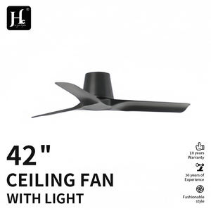 Ventilateur de plafond à fréquence variable OEM/ODM 42 pouces 52 pouces, moteur tout en cuivre moderne, 3 pales en ABS avec télécommande - Product Image 3