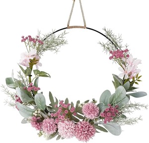 Corona de Rosas Eternas de Lujo, Coronas de Flores Preservadas para Regalo del Día de San Valentín, Decoración para <span class=keywords><strong>el</strong></span> Hogar, Bodas y Fiestas - Product Image 1