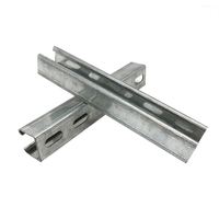 Profilés en acier prégalvanisé en forme de C BPJS avec trous rainurés pour la décoration de serres, résistants au feu, anticorrosion, personnalisables