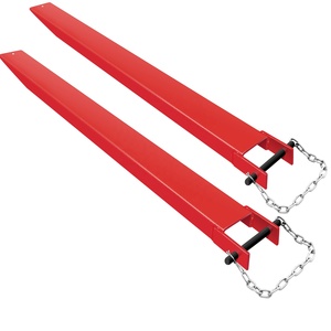 3T capacité de chargement, Extension de fourche rouge robuste, Extensions de <span class=keywords><strong>palette</strong></span>, Extension de chariot élévateur - Product Image 5