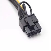 Cable de alimentación SATA de 15 pines a 6/8 pines, cable adaptador inverso, cable de alimentación para tarjeta gráfica