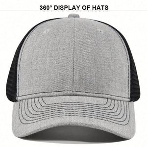 High Quality Customizable 6-Panel Camo Polyester/Cotton <b>Patch</b> Richardson High Profile Flat Bill Trucker Hats Men Fashion Mesh - Product Image 4