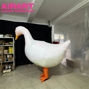 Simulation <strong>Inflatable</strong> White Duck <strong>Costume</strong> for Performance Activity Decoration - Product Image 2