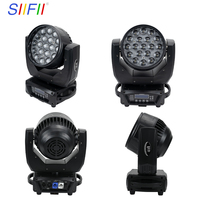 Prix de gros Bon effet 19x15W RGBW 4in1 LED Lumière de lavage Zoom à tête mobile Lumières de scène pour Noël Bar DJ Disco Discothèque