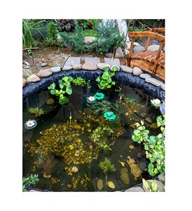 Skins <span class=keywords><strong>Epdm</strong></span> Doublure d'étang Hdpe clair Doublure d'étang à poissons Koi Bâche de fontaine de jardin 1.5mm Plastique noir Caoutchouc <span class=keywords><strong>EPDM</strong></span> personnalisé - Product Image 4