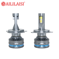Kit de conversion d'ampoules de phares LED à double faisceau H4 pour voiture, SUV, camionnette, fourgonnette, berline, éclairage de nuit, remplacement des feux de brouillard, moto