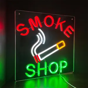 Vendita calda fai da te grande Kit di insegne al Neon Led insegna al Neon per negozio di fumo