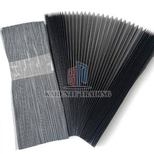 Thiết kế hiện đại có thể thu vào Polyester xếp li lưới plisse côn trùng màn hình gấp chống bụi lưới chống muỗi cho cửa sổ và cửa ra vào - Product Image 5