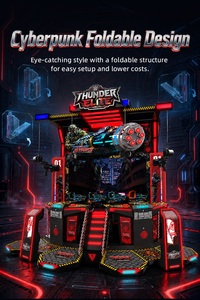 Funspace <span class=keywords><strong>VR</strong></span> Thunder Elite, machine d'arcade <span class=keywords><strong>VR</strong></span> à 4 joueurs, style cyberpunk, pour usage commercial, en salle, pour garderies, fonctionnant à monnayeur, avec <span class=keywords><strong>5</strong></span> jeux - Product Image 5
