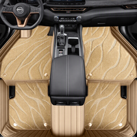 Nouveauté : Tapis de sol de voiture en cuir à couverture intégrale, silencieux et confortable, pour la série de véhicules Nissan