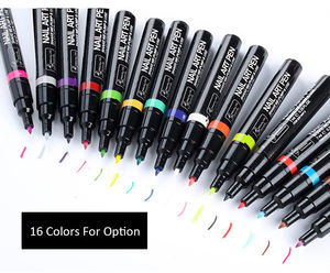 Bolígrafo 3 en 1 para manicura, esmalte de uñas en Gel, 16 colores, barato - Product Image 1