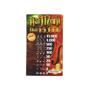 Tarjetas de Lotería de Diseño en Línea con 6 Ventanas, Impresión a Todo Color HD, Tarjetas de Regalo, Boletos de Juego con Ventana Desgarrable - Product Image 2