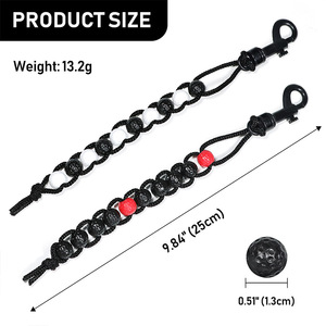<b>Golf</b> Beads Scoreboard Black White Red Braided Plastic Portable With Hook For <b>Golf</b> Scorekeeping - Product Image 3
