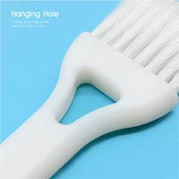 Brosse à couteau multifonctionnelle manuelle en PP de qualité alimentaire, spatule blanche durable, facile à nettoyer, autoportante, outil de cuisine très vendu