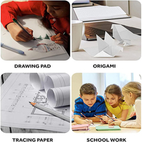 4 rollos personalizados al por mayor 914*50m 24 pulgadas x 150 pies 20lb papel Bond 2-In Core