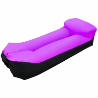 Fauteuil gonflable ergonomique premium à gonflage rapide avec sac de rangement pour le camping familial