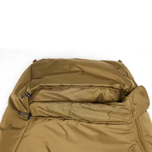 New Arrival Adult TAN Sleeping Bag Cold-proof Portable Weight Olive Green Sleeping Bag For Outdoor Camping