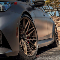 Rines Deportivos de Aleación Forjada en Bronce Envejecido SaFe, Diseño de Rayos Divididos, 20, 21 y 22 Pulgadas, 5x112, para BMW M5