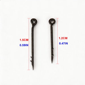 Lot de 20 Hirisi Vis à bouillettes pour la pêche à la <span class=keywords><strong>carpe</strong></span>, Aiguilles à appâts, Matériel de pêche à la <span class=keywords><strong>carpe</strong></span>, Matériel terminal de <span class=keywords><strong>montage</strong></span> de montages - Product Image 4