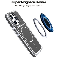 Étui de téléphone robuste magnétique haute résistance pour iPhone 15 Pro, double couche, protection antichoc, protection intégrale du corps