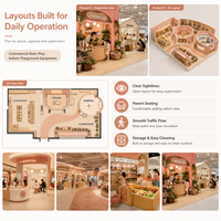 Casa de Juegos Modular para Interiores, Tienda de Flores, Mostrador de Exhibición Rosa, Probado por Terceros, para Espacios Comerciales