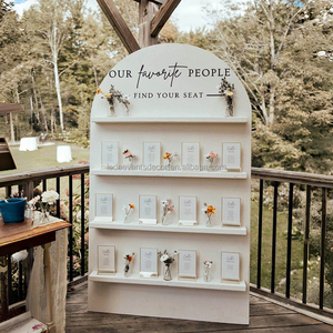 LEDA Table Card Seating Chart Shelf Backdrop Stand Champagne Wall <strong>Arch</strong> for <strong>Wedding</strong> Events Party <strong>Decoration</strong> - Product Image 3