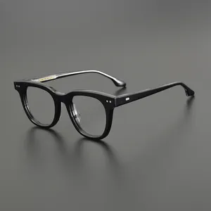 Fashion Handmade Thick Acetate Eye Glasses Frames Design Rectangle Eyeglasses Optical Eyewear Prescription Glasses Frame