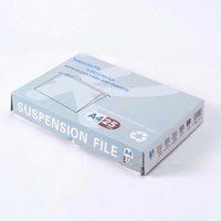 Pince de suspension A4 épaissie couleur Morandi à dégagement rapide pour classement de documents et rangement