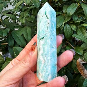 คริสตัลเฮมิมอร์ไฟต์ โทรลไลต์ คุณภาพสูง ขายส่ง สำหรับการบำบัดรักษา หินธรรมชาติ สำหรับตกแต่งบ้านอย่างมีเอกลักษณ์และเป็นของขวัญวันหยุด - Product Image 3