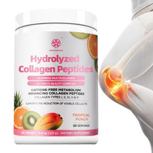 Poudre de Peptides de Collagène Marin Hydrolysé OEM, Compléments Alimentaires pour la Santé de la Peau, des Articulations, des Cheveux et des Ongles - Product Image 1