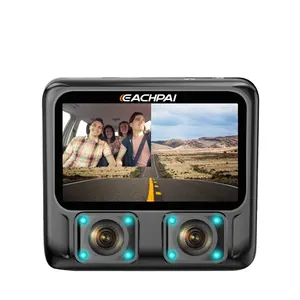 EACHPAI X100 대시 캠 듀얼 1080P 나이트 비전 블랙 박스 DVR 자동차 카메라 와이파이 GPS dashcam 택시 드라이버