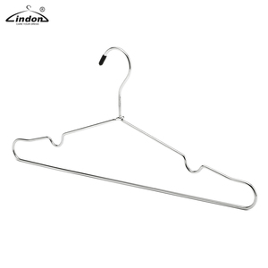 Cintre à linge en fil <span class=keywords><strong>de</strong></span> fer robuste avec encoches - Product Image 2