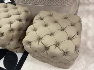 Pouf carré en tissu avec boucle de tirage, <span class=keywords><strong>tabouret</strong></span> à chaussures, <span class=keywords><strong>tabouret</strong></span> de maquillage pour salon, <span class=keywords><strong>tabouret</strong></span> carré - Product Image 6