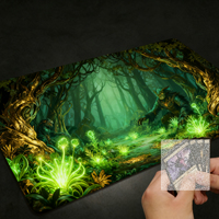 Tapis de jeu Yu-Gi-Oh en caoutchouc naturel, personnalisé, imprimé en velours, pour table, jeu de cartes de tarot, tapis de jeu de cartes