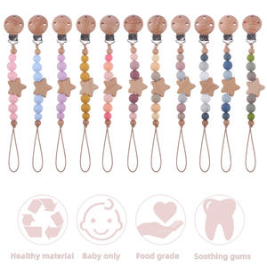 Nueva Cadena Anticaída para Chupete de Bebé con Dibujos Animados Creativos y Bonitos al por Mayor, Piezas y Accesorios Especiales para Bolsos de Productos para Mamá y Bebé - Product Image 1