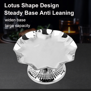 Plato de Postre de Acero Inoxidable Moderno, Ecológico y Personalizable para Servir en el Hogar, Decoración, Frutas, Pasteles y Aperitivos - Product Image 4