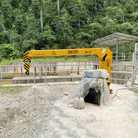 BOB-LIFT Derek Laut Lengan Lurus 3.2 Ton Pengangkat Kapal Derek Hidrolik Kapal