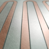 Plaque de refroidissement liquide en aluminium à 6 boucles et 3/8 tubes en cuivre, conçue sur mesure, 180*240*12mm, pour appareils haute puissance