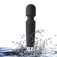 USB wiederauf ladbar wasserdicht stark 20 Modi Leistungs starke AV Wand Vibrator Sexspielzeug für Frauen